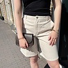 JDY JDYKIRA HW BERMUDA SHORTS PNT EGRET