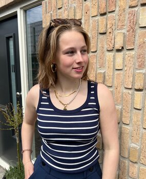 Cup Of Joe Denim TOP OLIVIA