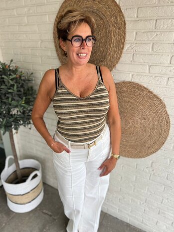 JDY JDYHALLO LIFE S/L V-NECK TOP JRS