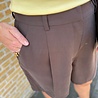 JDY JDYCILLE LIFE HW SHORTS TLR CHOCOLATE BROWN