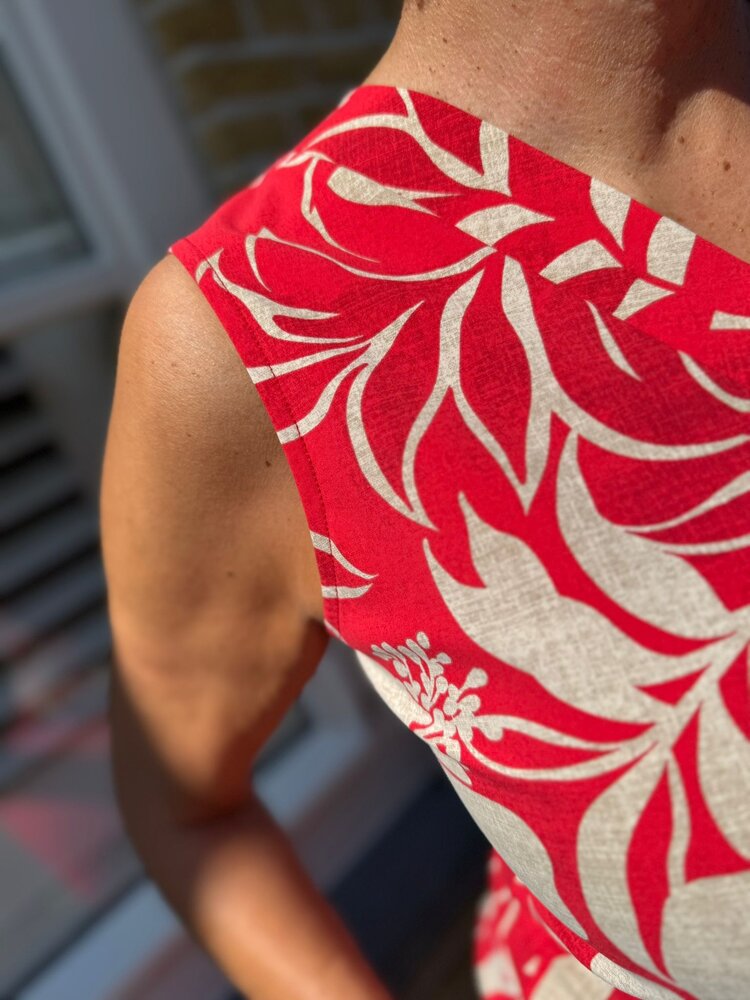Mi Piace TOP TRAVELSTOF 202425 TROPICAL HIBISCUS PRINT