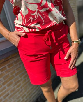 Mi Piace SHORT TRAVELSTOF 202423 RED