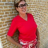 Mi Piace T-SHIRT V-HALS TRAVELSTOF 202271 RED