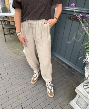 JDY JDYELLY  HW BALLOON ANKLE PANTS WVN