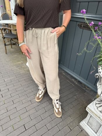 JDY JDYELLY  HW BALLOON ANKLE PANTS WVN