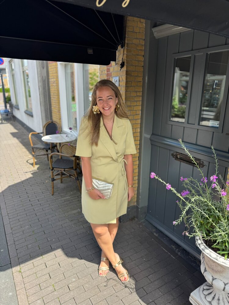 Ydence DRESS HAZEL PISTACHIO