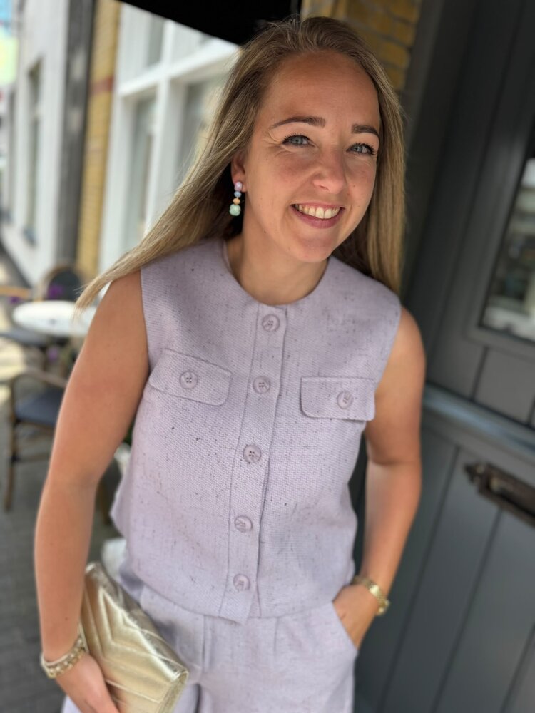 Ydence GILET AMANDA LILAC