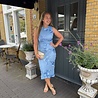 FLOWER DRESS BLUE