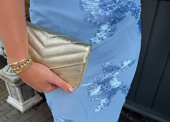 FLOWER DRESS BLUE