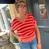 Mi Piace PULLOVER STRIPE 202847 CORAL RED