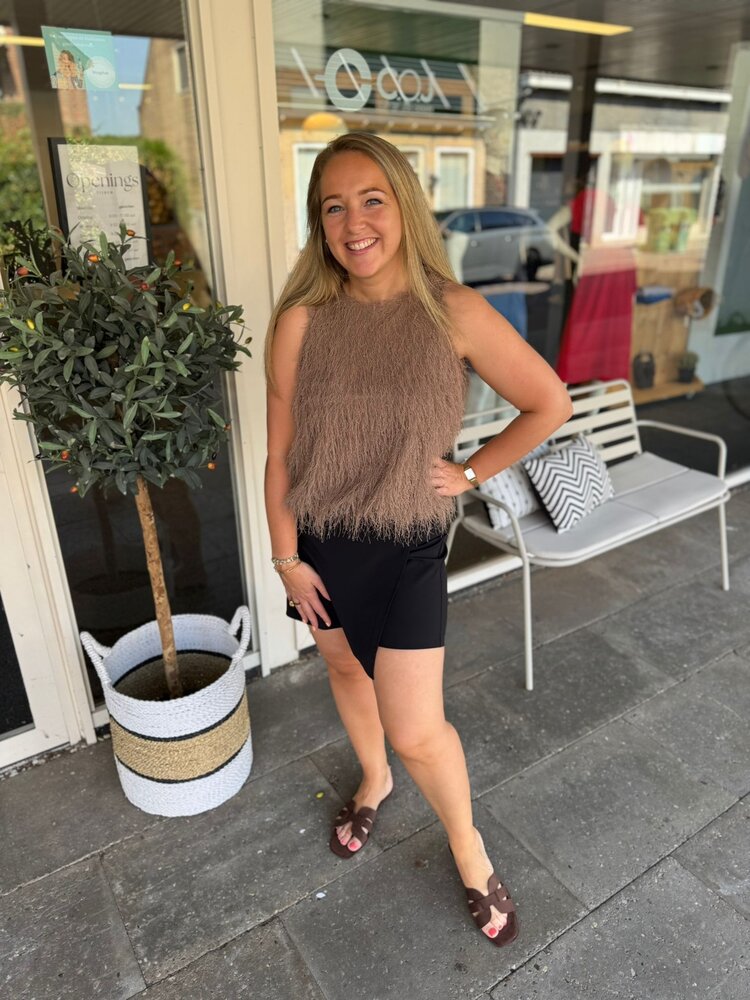 Mi Piace SKORT TRAVELSTOF 202623 BLACK