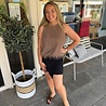Mi Piace SKORT TRAVELSTOF 202623 BLACK