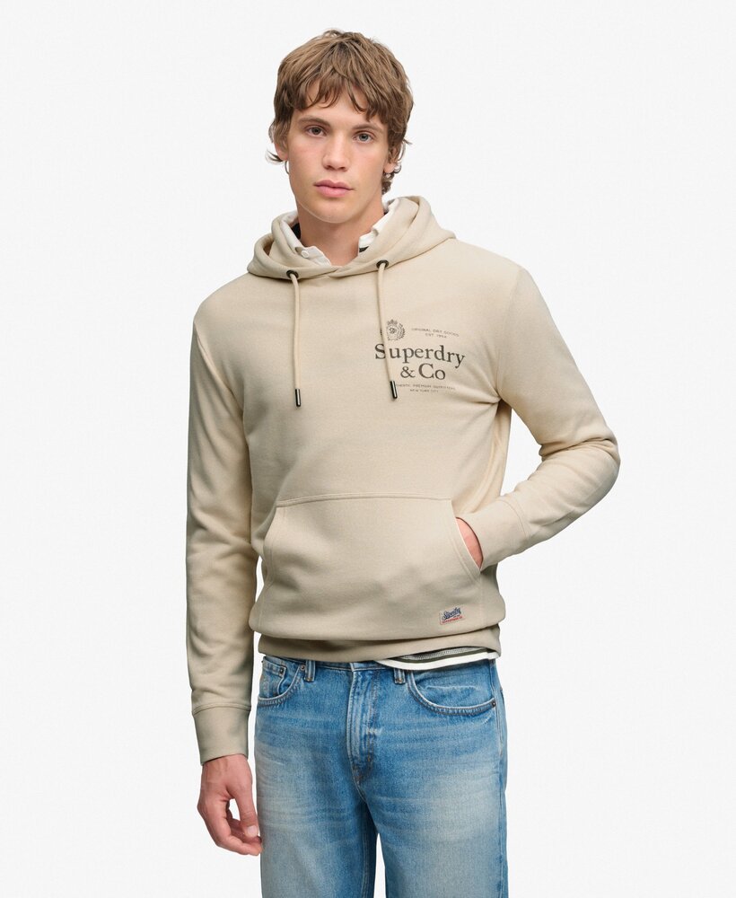 Superdry 1954 COMPANY RELAXED HOOD NC BIRCH Superdry 1954 COMPANY RELAXED HOOD NC BIRCH