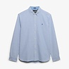 Superdry PREPPY OXFORD L/S SHIRT AZURE BLUE MINI STRIPE
