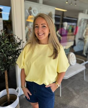 SisterSpoint TOP GUFO LIGHT YELLOW