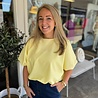 SisterSpoint TOP GUFO LIGHT YELLOW
