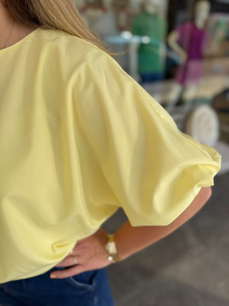 SisterSpoint TOP GUFO LIGHT YELLOW