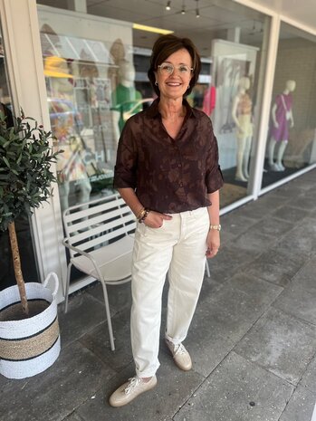BLOUSE ROMÉE ONE SIZE DONKERBRUIN
