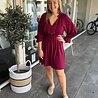 JURK NINA ONE SIZE BORDEAUX