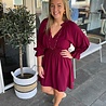 JURK NINA ONE SIZE BORDEAUX