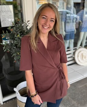 Ydence BLAZER LUCILLE DARK BROWN
