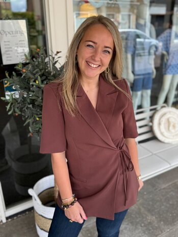 Ydence BLAZER LUCILLE DARK BROWN