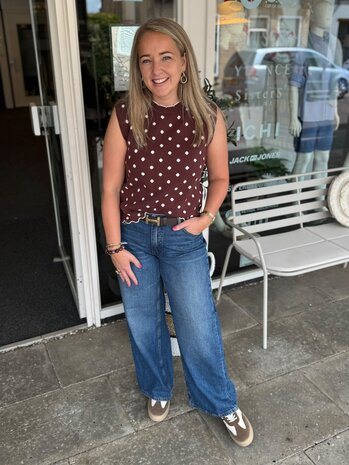 Ydence KNITTED TOP NORAH BROWN