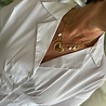 JDY JDYMIO L/S FITTED V-NECK SHIRT WVN EXP WHITE