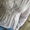 JDY JDYMIO L/S FITTED V-NECK SHIRT WVN EXP WHITE