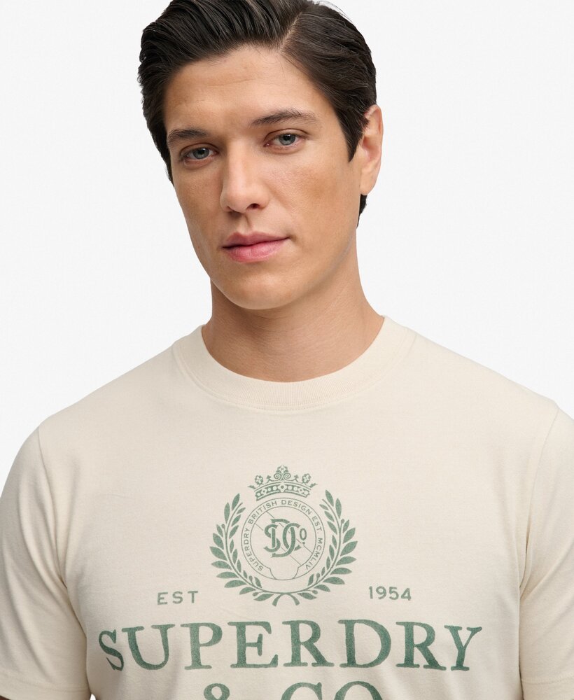 Superdry COMPANY RELAXED TEE BIRCH