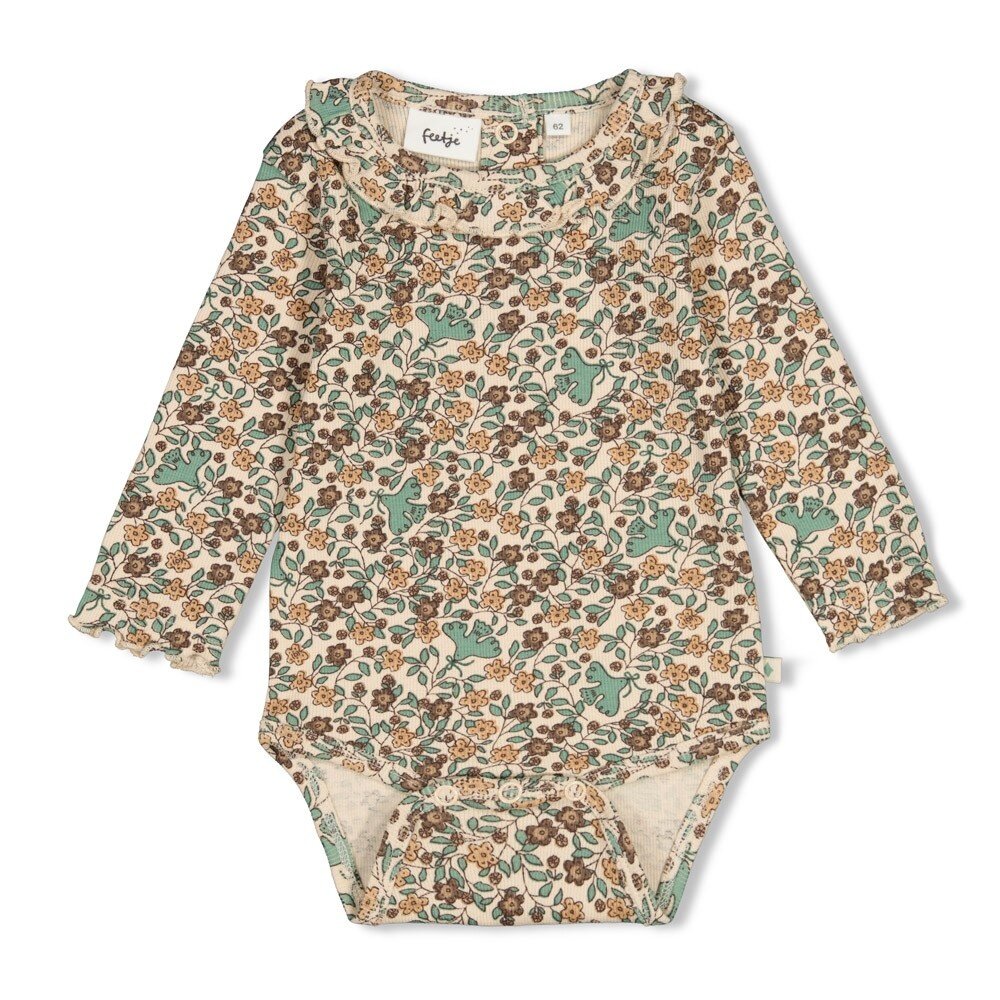 Feetje ROMPER RIB AOP - LUCKY BLOOMBIRD - 50200275