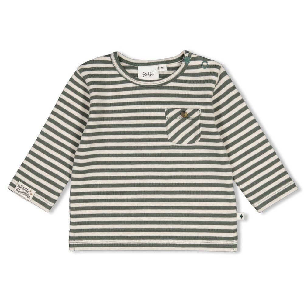 Feetje LONGSLEEVE RIB MET STREEP - WIGGLE AND WADDLE - 51602837
