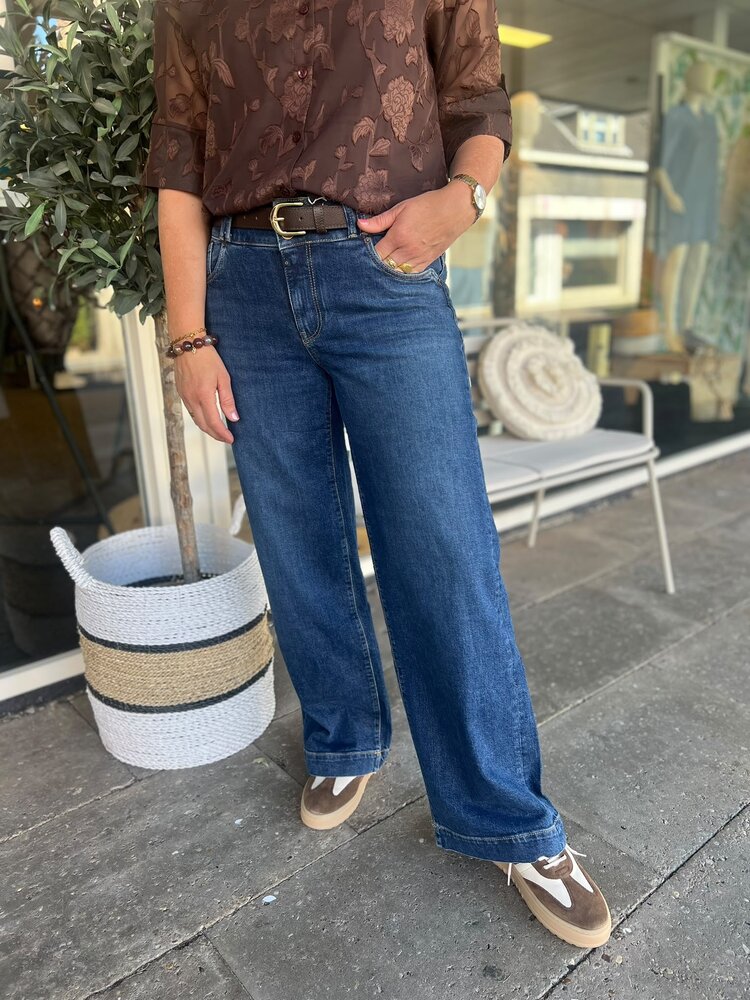 Cup Of Joe Denim JEANS CARLOTTA DARK BLUE