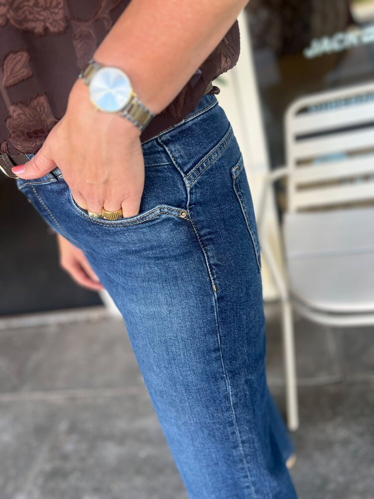 Cup Of Joe Denim JEANS CARLOTTA DARK BLUE