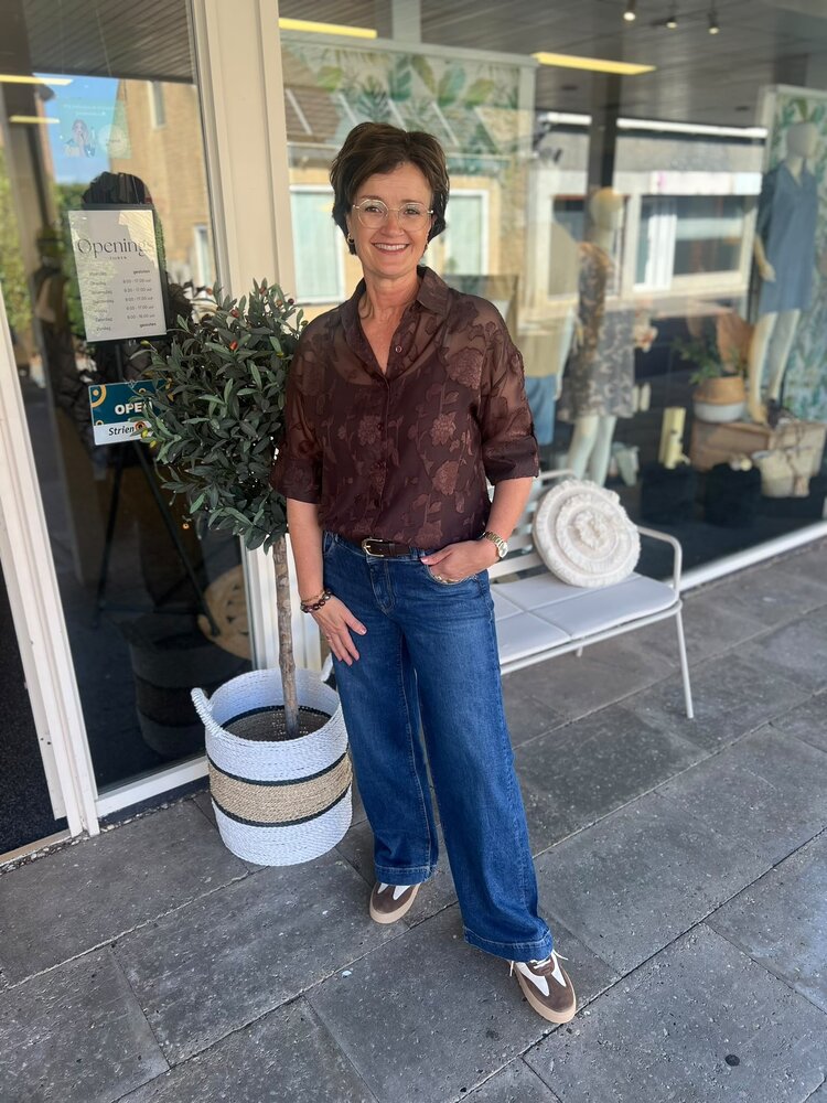 Cup Of Joe Denim JEANS CARLOTTA DARK BLUE