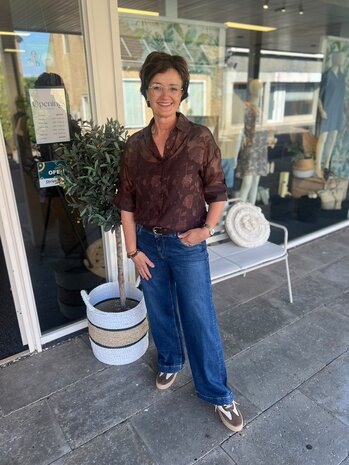Cup Of Joe Denim JEANS CARLOTTA DARK BLUE