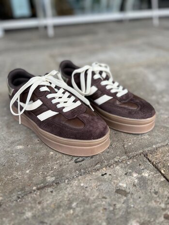 Poelman SNEAKER MILLIE CHOCOLATE