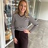 JDY JDYFRANSISKA L/S STRIPE O-NECK TOP JRS