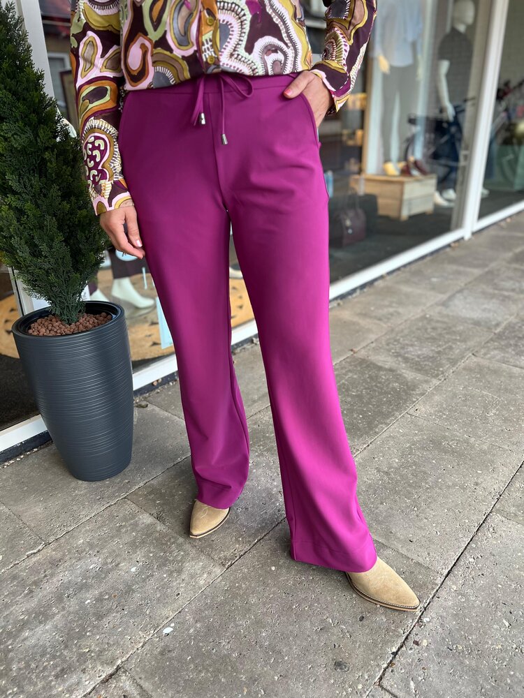 Mi Piace BROEK TRAVELSTOF 202631 BONDED MAGENTA PURPLE Mi Piace BROEK TRAVELSTOF 202631 BONDED MAGENTA PURPLE