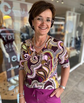 Mi Piace T-SHIRT TRAVELSTOF 202271 PAISLEY PRINT