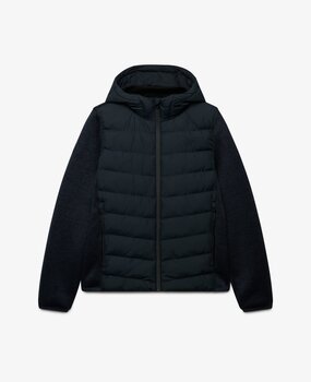 Superdry HOODED STORM KNIT HYBRID JKT ECLIPSE NAVY