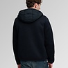 Superdry HOODED STORM KNIT HYBRID JKT ECLIPSE NAVY