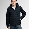 Superdry HOODED STORM KNIT HYBRID JKT ECLIPSE NAVY