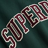 Superdry ATHLETIC APPLIQUE RELAXED CREW ENAMEL GREEN