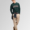 Superdry ATHLETIC APPLIQUE RELAXED CREW ENAMEL GREEN