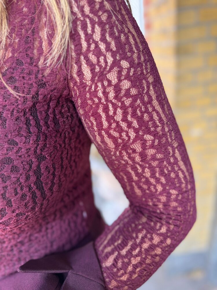Ydence TOP ROBERTA AUBERGINE