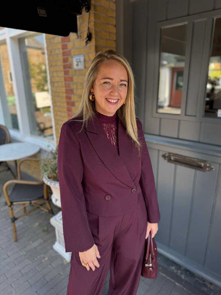 Ydence TOP ROBERTA AUBERGINE