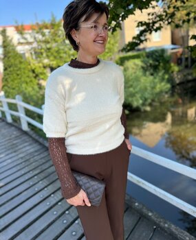 Ydence KNITTED TOP MARY ECRU