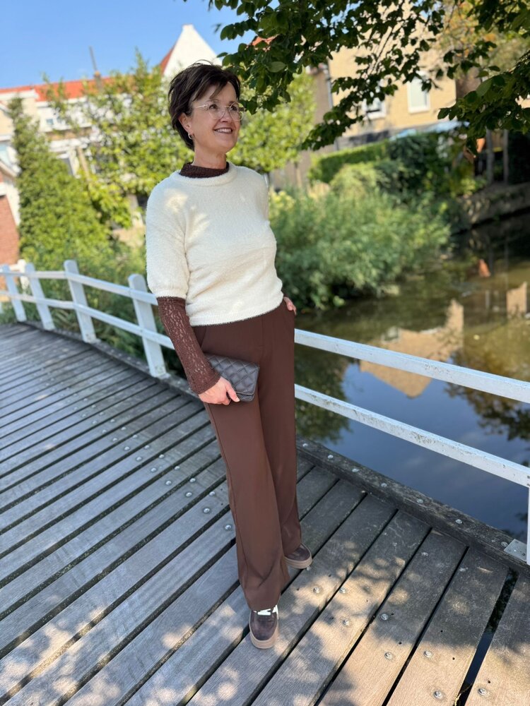 Ydence KNITTED TOP MARY ECRU