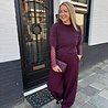 Ydence KNITTED TOP MARY AUBERGINE